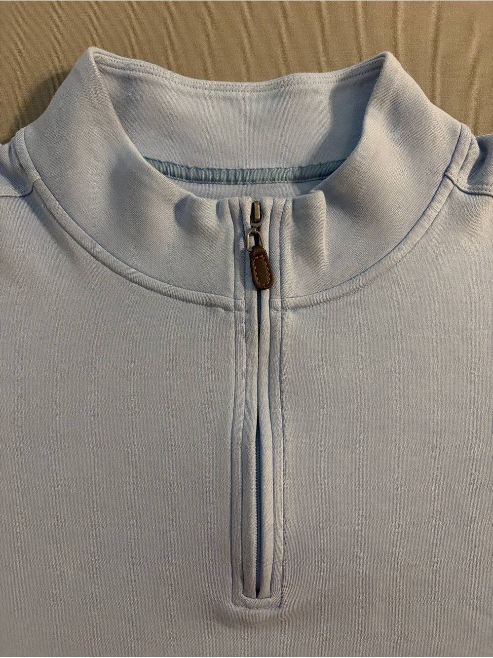 Tommy Bahama Men’s Sky Blue Quarter-Zip Pullover, Size XXXL - Picture 2 of 8